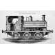 Peckett  1867 locomotive 0-6-0T